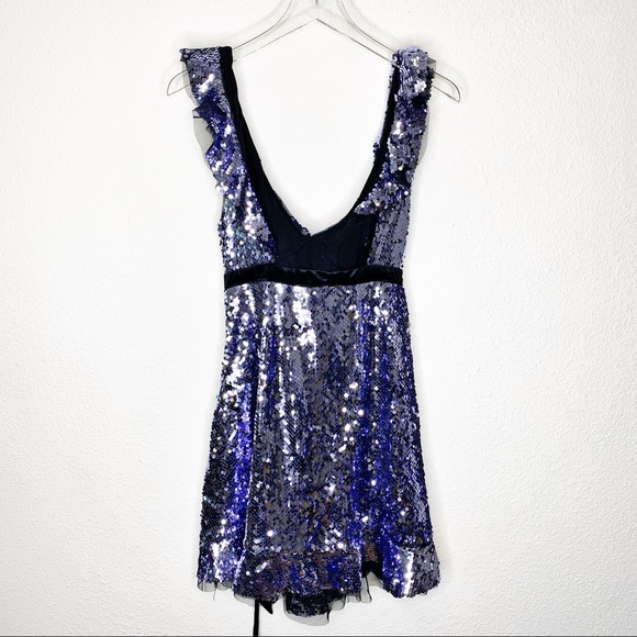 NWT Free People Sequin Siren Mini Dress - Picture 5 of 6
